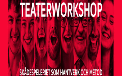 Teaterworkshop 25 sept, 23 okt, 20 nov