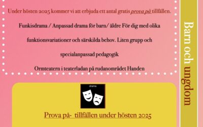 Missa inte 3- prova på tillfällen!